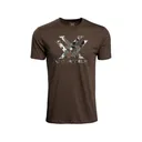 Vortex Optics Men's Camo Logo Short Sleeve Crew Neck T Shirt Brown Heather Large - Vortex