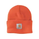 Carhartt Mens Knit Cuffed Beanie Bright Orange - Carhartt