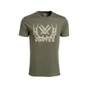Vortex Optics Men's Full-Tine Short Sleeve Crew Neck T Shirt Military Heather Large - Vortex Optics