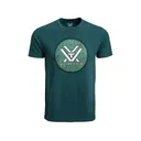 Vortex Optics Men's Hunting Grounds Short Sleeve Crew Neck T Shirt Dark Teal Heather Large - Vortex Optics