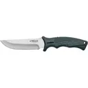 Camillus Drop Point Hunter Fixed Blade Knife 4.5" Drop Point 420 Polished Blade Polypropylene Handle Gray - Camillus
