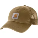 Carhartt Mens Canvas Mesh Back Hat Dark Khaki - Carhartt