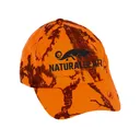 Natural Gear Mens Hat Blaze Orange Camo - Natural Gear