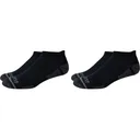 MidwayUSA Men's Lightweight Ankle Socks Merino Wool Black/Gray Large 2 Pairs - Midwayusa