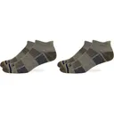 MidwayUSA Men's Lightweight Ankle Socks Merino Wool Khaki/Brown Large 2 Pairs - Midwayusa