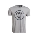 Vortex Optics Men's Three Peaks Short Sleeve Crew Neck T Shirt Gray Heather 2XL - Vortex Optics