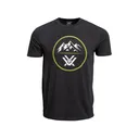 Vortex Optics Men's Three Peaks Short Sleeve Crew Neck T Shirt Black XL - Vortex