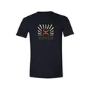 Hooey Men's Rays Short Sleeve Crew Neck T Shirt Black Large - Hooey