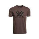 Vortex Optics Men's Core Logo Short Sleeve Crew Neck T Shirt Brown Heather Large - Vortex