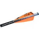 NAP Quickfletch Hellfire 3" Crossbow Bolt Fletching System White and Orange 6PK - New Archery Products