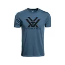 Vortex Optics Men's Core Logo Short Sleeve Crew Neck T Shirt Steel Blue Heather Medium - Vortex Optics