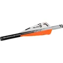 NAP Quickfletch Hellfire STD 3" Vane Arrow Fletching System White and Orange 6PK - New Archery Products