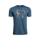 Vortex Optics Men's Camo Logo Short Sleeve Crew Neck T Shirt Steel Blue Heather Large - Vortex Optics