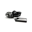 HybridLight Solar Headlamp LED Rechargeable Battery Black - Hybridlight