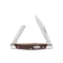 Buck Knives 375 Deuce Pocket Knife 1.875" Clip Point 420J2 Satin Blade Wood Handle Brown - Buck Knives