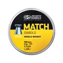 JSB Yellow Match MW Air Gun Pellets 177 Caliber 7.72 Grain Tin of 500 - Jsb
