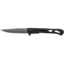 Schrade INERT Clr Pocket Knife 3.5" Drop Point AUS-10 Titanium Nitride Blade Aluminum Handle Black - Schrade
