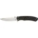 Browning Medium Primal Pocket Knife 3.5" Drop Point 8Cr14MoV Polished Blade Polymer Handle Black - Browning