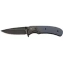 Browning The Range Pocket Knife 2.75" Drop Point 7Cr17MoV Stonewashed Black Oxide Blade G-10 Handle Navy Blue - Browning