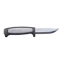 Morakniv Robust Fixed Blade Knife 3.6" Clip Point Carbon Polished Blade Polymer Handle Black/Gray - Morakniv