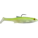 Bass Mafia Daingerous Swimbait 3/4 oz Loaded 7" Chartreuse Blue - Bass Mafia
