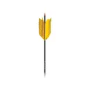 Carbon Express Flu Flu 60-75 Carbon Arrow Feather Vanes Black - Carbon Express