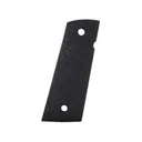 ERGO XTR Grip Panels Aggressive Texture Square Bottom for 1911 Government, Commander Hard Rubber Black - Ergo