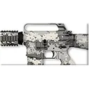 Lauer Custom Weaponry DuraCoat EasyWay Camo Stencil Kit ACU - Lauer Custom Weaponry