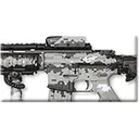 Lauer Custom Weaponry DuraCoat EasyWay Camo Stencil Kit Urban MirageFlage - Lauer Custom Weaponry