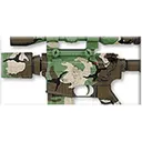 Lauer Custom Weaponry DuraCoat EasyWay Camo Stencil Kit British DPM - Lauer Custom Weaponry