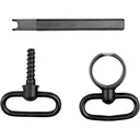 GrovTec Non-Detachable Swivel Set Centerfire Lever .640-.660" Tubular Magazine Rear Screw Swivel Stud 1" Steel Black - GrovTec