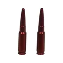 A-ZOOM Action Proving Dummy Round, Snap Cap 8.6 Blackout Aluminum 2PK - A-Zoom