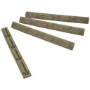 ERGO WedgeLok M-LOK Slot Cover American Flag Polymer Flat Dark Earth 4PK - ERGO