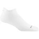 Darn Tough Men's Run No Show Tab Ultra Lightweight Socks White Large - Darn Tough Socks