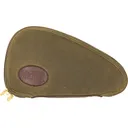 MidwayUSA Waxed Canvas Pistol Case Large Olive Brown - Midwayusa