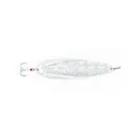 Nichols Lures Ben Parker Mini Magnum Flutter Spoon Shattered Glass Silver - Nichols Lures