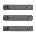 Slate Black Industries M-LOK 2-Slot Rail Cover Polymer Olive Drab Green 3PK - Slate Black Industries