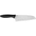 Kershaw Santoku Fixed Blade Knife 6.5" Drop Point DIN 1.4116 Satin Blade Polypropylene Handle Black - Kershaw Knives