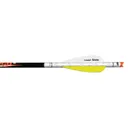NAP Crossbow Quikfletch Twister Vane 3" White, Yellow, and Yellow Arrow Fletching System 6PK - New Archery Products
