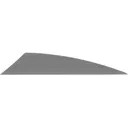 TAC Vanes TAC Driver Arrow Fletching 2.75" Gray 36PK - TAC Vanes