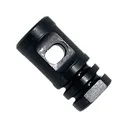 KAK Big Hole Muzzle Brake 1/2"-36 Thread Steel Black - Kak