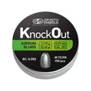 JSB Knock Out Slugs Air Gun Pellets 251 Caliber 33.49 Grain Tin of 150 - Jsb