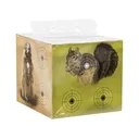 Crosman 4-Sided Varmint Air Gun Target Block Crow, Squirrel, Prairie Dog or Rat Paper Target on High Density Foam Block - Crosman