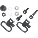 Uncle Mike's QD Super Sling Swivel Set Most Pump, Semi-Automatic Shotguns Except Browning 2000, Winchester 1400, Ithaca 37, Savage 30, Sears 21, Stevens Pump 1" Black - Uncle Mikes