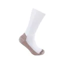 Carhartt Men's Midweight Steel Toe Boot Socks Cotton Blend White Large 2 Pack - Carhartt