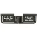 Battle Arms Ejection Port Cover Custom AR-15 Cold Dead Hands Aluminum Black - Battle Arms