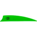Bohning 3" X-Vane Arrow Fletching Neon Green 36PK - Bohning