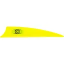 Bohning 3" X-Vane Arrow Fletching Neon Yellow 36PK - Bohning