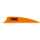 Bohning X3 Vane Arrow Fletching 2.25" Neon Orange 36PK - Bohning