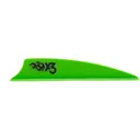 Bohning X3 Vane Arrow Fletching 2.25" Neon Green 36PK - Bohning